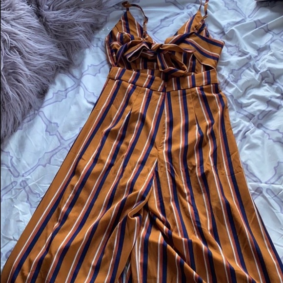 Striped Jumpsuit - Picture 2 of 3